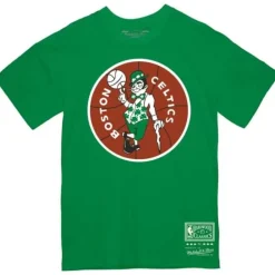 Apparel Mitchell & Ness T-Shirts & Tops-Basic Logo 2 Tee Boston Celtics