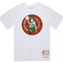 Apparel Mitchell & Ness T-Shirts & Tops-Basic Logo 2 Tee Boston Celtics