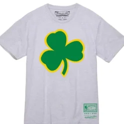 Apparel Mitchell & Ness T-Shirts & Tops-Basic Logo 4 Tee Boston Celtics