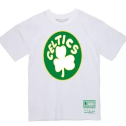 Apparel Mitchell & Ness T-Shirts & Tops-Basic Logo 1 Tee Boston Celtics