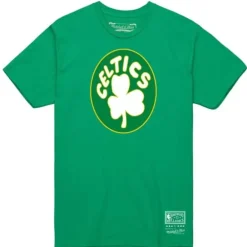 Apparel Mitchell & Ness T-Shirts & Tops-Basic Logo 1 Tee Boston Celtics