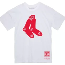 Apparel Mitchell & Ness T-Shirts & Tops-Basic Logo 1 Tee Boston Red Sox