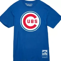 Apparel Mitchell & Ness T-Shirts & Tops-Basic Logo 4 Tee Chicago Cubs