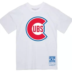 Apparel Mitchell & Ness T-Shirts & Tops-Basic Logo 3 Tee Chicago Cubs