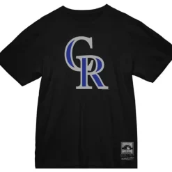 Apparel Mitchell & Ness T-Shirts & Tops-Basic Logo 2 Tee Colorado Rockies