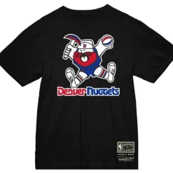 Apparel Mitchell & Ness T-Shirts & Tops-Basic Logo 2 Tee Denver Nuggets