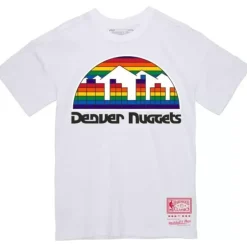 Apparel Mitchell & Ness T-Shirts & Tops-Basic Logo 3 Tee Denver Nuggets