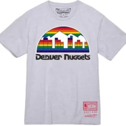 Apparel Mitchell & Ness T-Shirts & Tops-Basic Logo 3 Tee Denver Nuggets