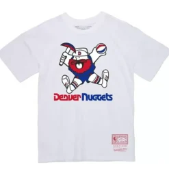 Apparel Mitchell & Ness T-Shirts & Tops-Basic Logo 2 Tee Denver Nuggets