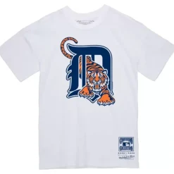 Apparel Mitchell & Ness T-Shirts & Tops-Basic Logo 3 Tee Detroit Tigers