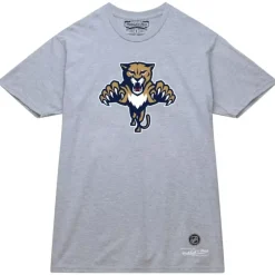 Apparel Mitchell & Ness T-Shirts & Tops-Basic Logo 3 Tee Florida Panthers