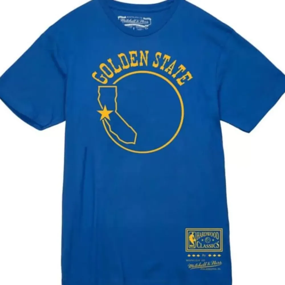 Apparel Mitchell & Ness T-Shirts & Tops-Basic Logo 9 Tee Golden State Warriors