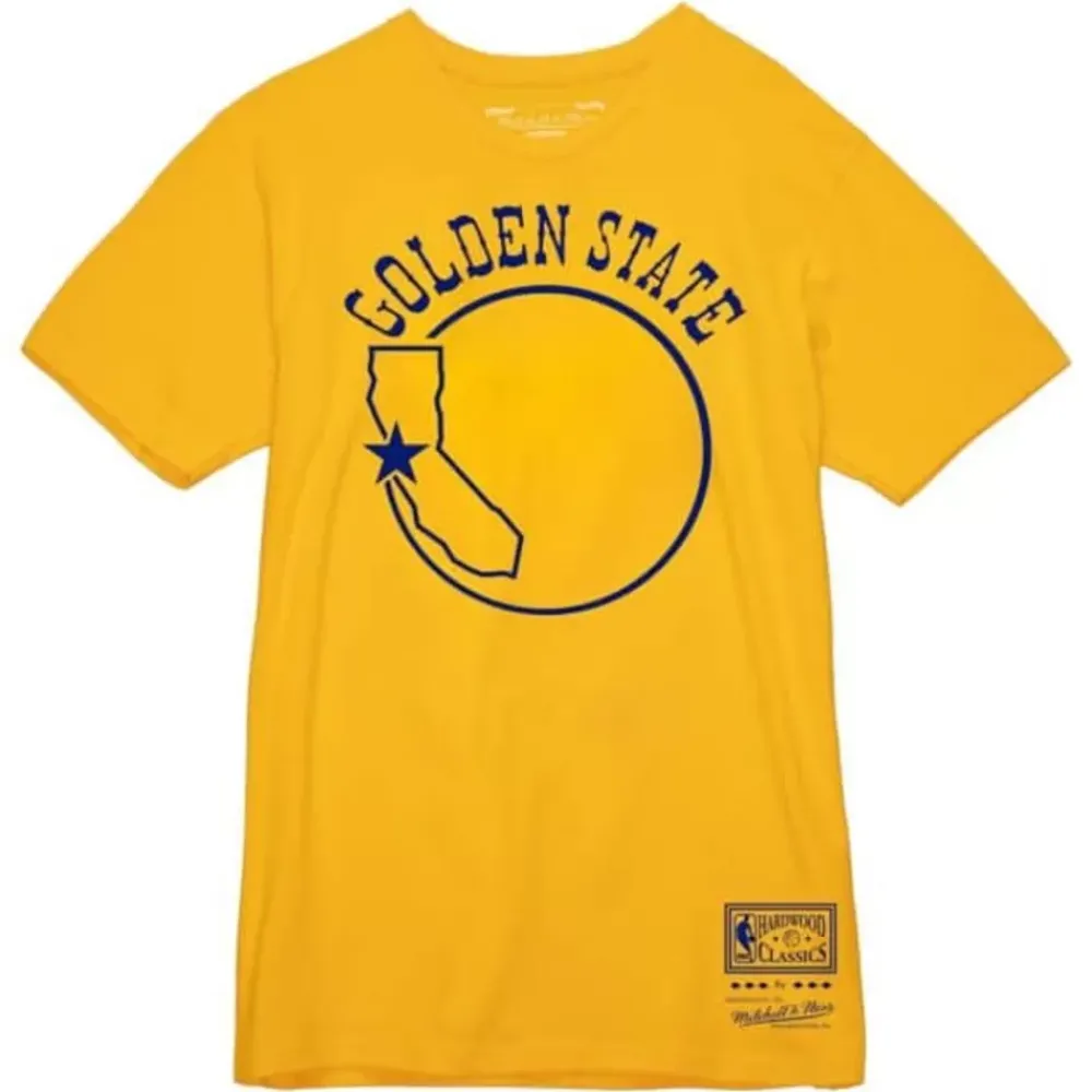 Apparel Mitchell & Ness T-Shirts & Tops-Basic Logo 9 Tee Golden State Warriors