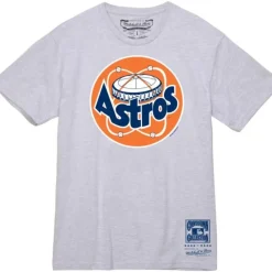 Apparel Mitchell & Ness T-Shirts & Tops-Basic Logo 1 Tee Houston Astros