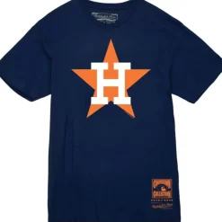 Apparel Mitchell & Ness T-Shirts & Tops-Basic Logo 2 Tee Houston Astros