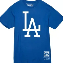 Apparel Mitchell & Ness T-Shirts & Tops-Basic Logo 2 Tee Los Angeles Dodgers
