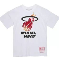 Apparel Mitchell & Ness T-Shirts & Tops-Basic Logo 1 Tee Miami Heat