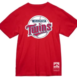 Apparel Mitchell & Ness T-Shirts & Tops-Basic Logo 3 Tee Minnesota Twins