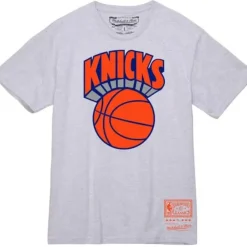 Apparel Mitchell & Ness T-Shirts & Tops-Basic Logo 2 Tee New York Knicks
