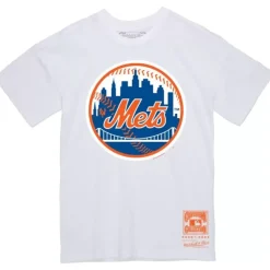 Apparel Mitchell & Ness T-Shirts & Tops-Basic Logo 1 Tee New York Mets