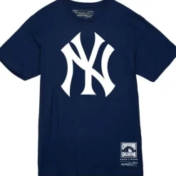 Apparel Mitchell & Ness T-Shirts & Tops-Basic Logo 2 Tee New York Yankees