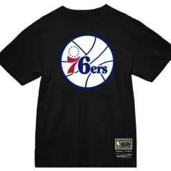 Apparel Mitchell & Ness T-Shirts & Tops-Basic Logo 2 Tee Philadelphia 76Ers