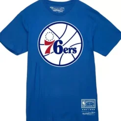 Apparel Mitchell & Ness T-Shirts & Tops-Basic Logo 2 Tee Philadelphia 76Ers