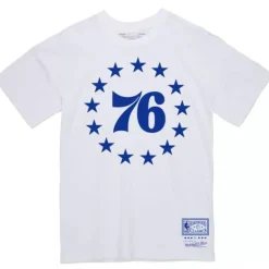 Apparel Mitchell & Ness T-Shirts & Tops-Basic Logo 3 Tee Philadelphia 76Ers