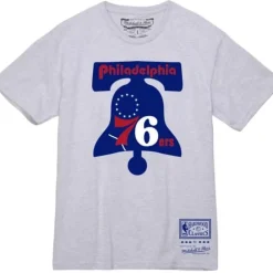 Apparel Mitchell & Ness T-Shirts & Tops-Basic Logo 1 Tee Philadelphia 76Ers