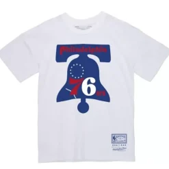 Apparel Mitchell & Ness T-Shirts & Tops-Basic Logo 1 Tee Philadelphia 76Ers