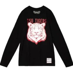 Apparel Mitchell & Ness T-Shirts & Tops-Basic Mascot Longsleeve Texas Southern University