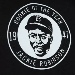 Apparel Mitchell & Ness T-Shirts & Tops-Batter Up Ls Tee Brooklyn Dodgers Jackie Robinson