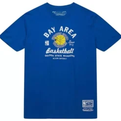 Apparel Mitchell & Ness T-Shirts & Tops-Bay Area Basketball Tee Golden State Warriors