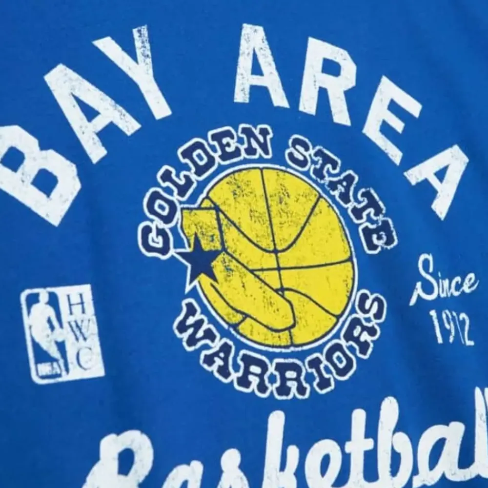 Apparel Mitchell & Ness T-Shirts & Tops-Bay Area Basketball Tee Golden State Warriors