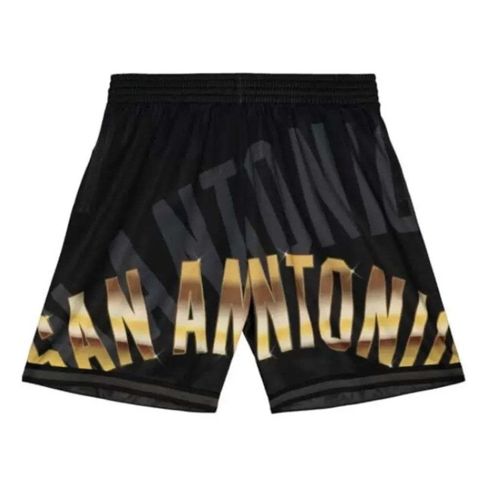 Apparel Mitchell & Ness Shorts-Big Face 4.0 Fashion Shorts San Antonio Spurs