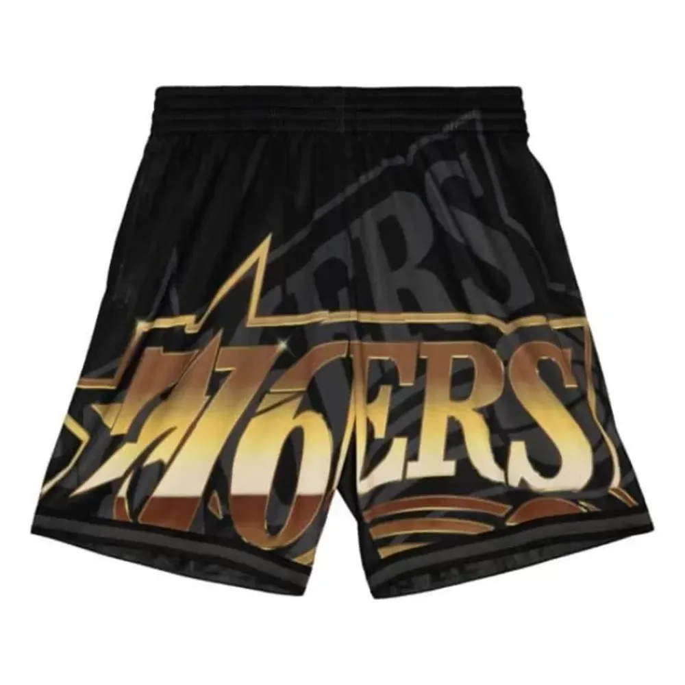Apparel Mitchell & Ness Shorts-Big Face 4.0 Fashion Shorts Philadelphia 76Ers