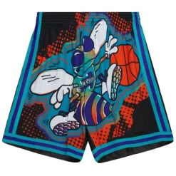 Apparel Mitchell & Ness Shorts-Big Face 7.0 Fashion Shorts Charlotte Hornets