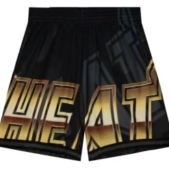 Apparel Mitchell & Ness Shorts-Big Face 4.0 Fashion Shorts Miami Heat