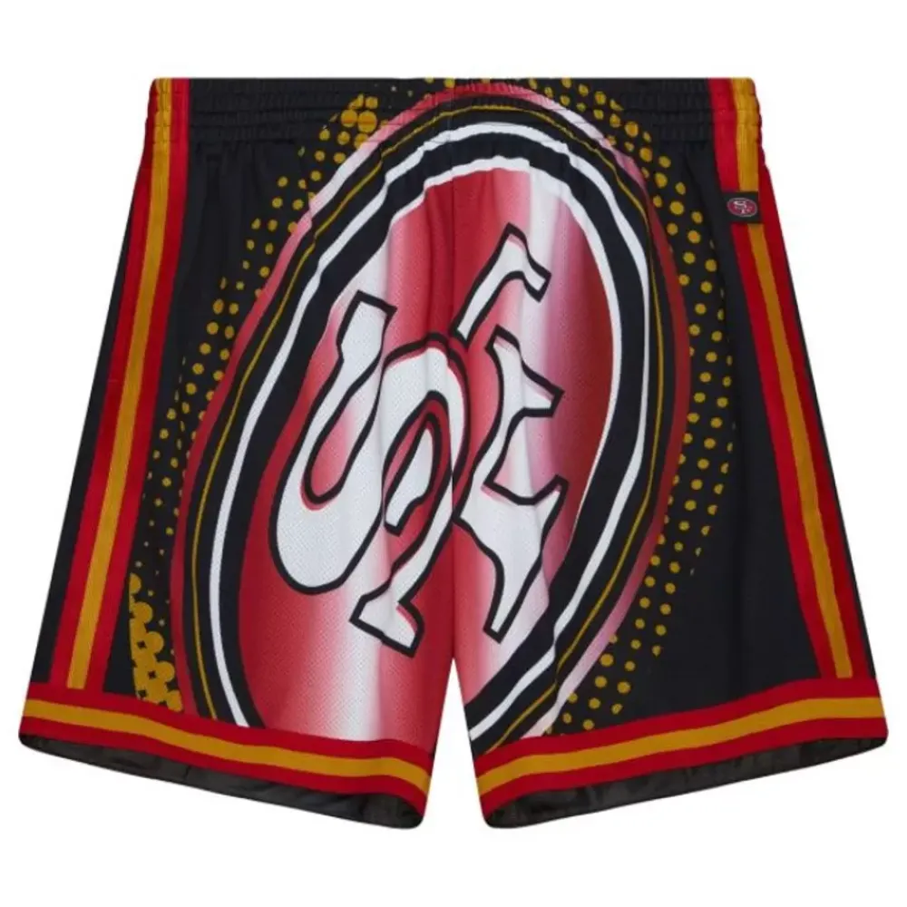 Apparel Mitchell & Ness Shorts-Big Face 7.0 Fashion Shorts San Francisco 49Ers