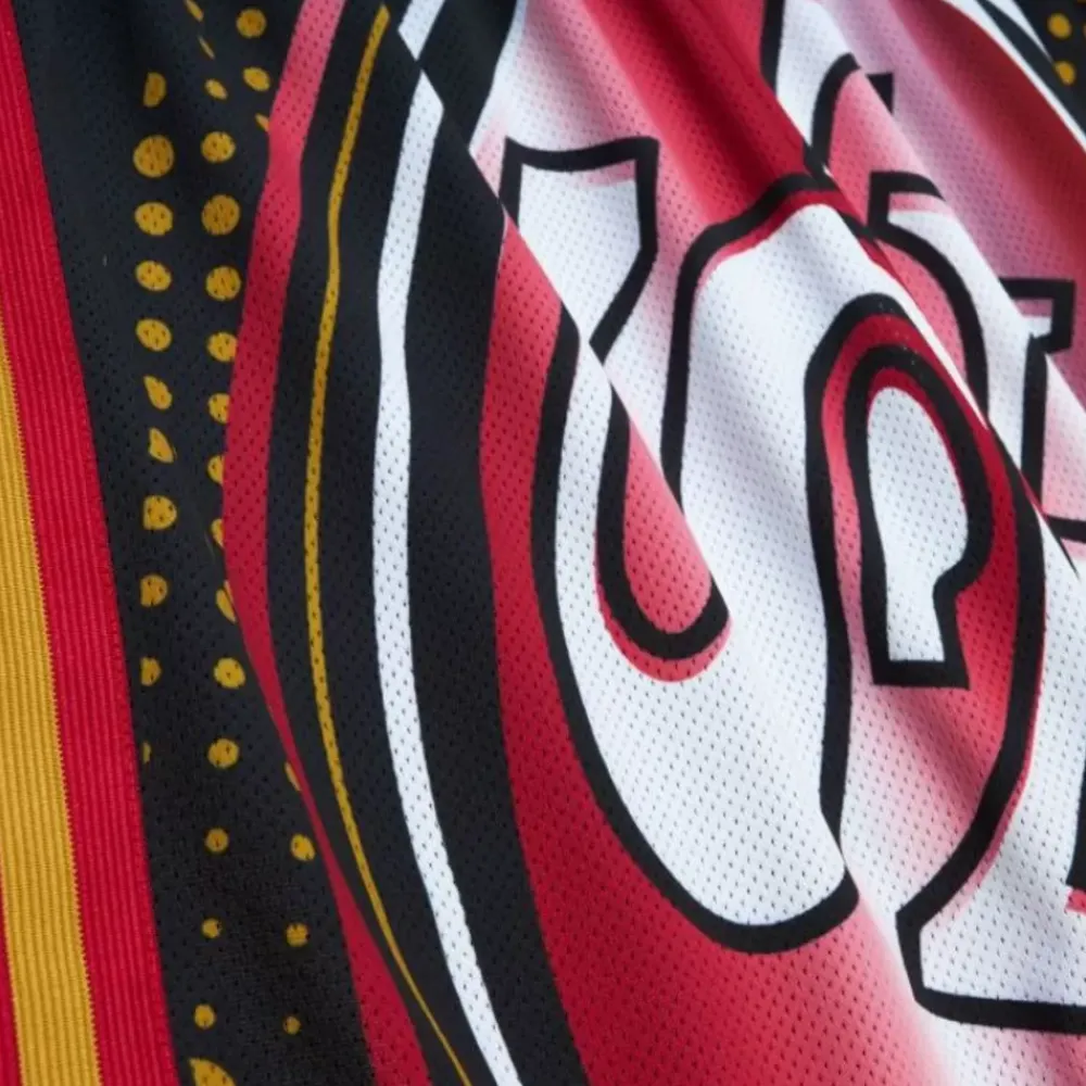 Apparel Mitchell & Ness Shorts-Big Face 7.0 Fashion Shorts San Francisco 49Ers