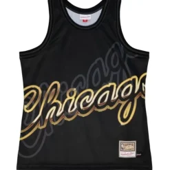 Apparel Mitchell & Ness T-Shirts & Tops-Big Face 4.0 Fashion Tank Chicago Bulls