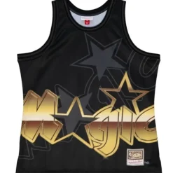 Apparel Mitchell & Ness T-Shirts & Tops-Big Face 4.0 Fashion Tank Orlando Magic