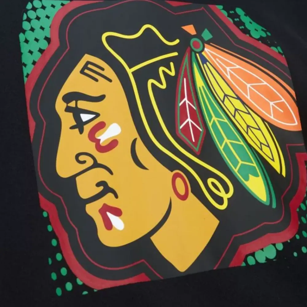 Apparel Mitchell & Ness Hoodies & Sweatshirts-Big Face 7.0 Hoodie Chicago Blackhawks