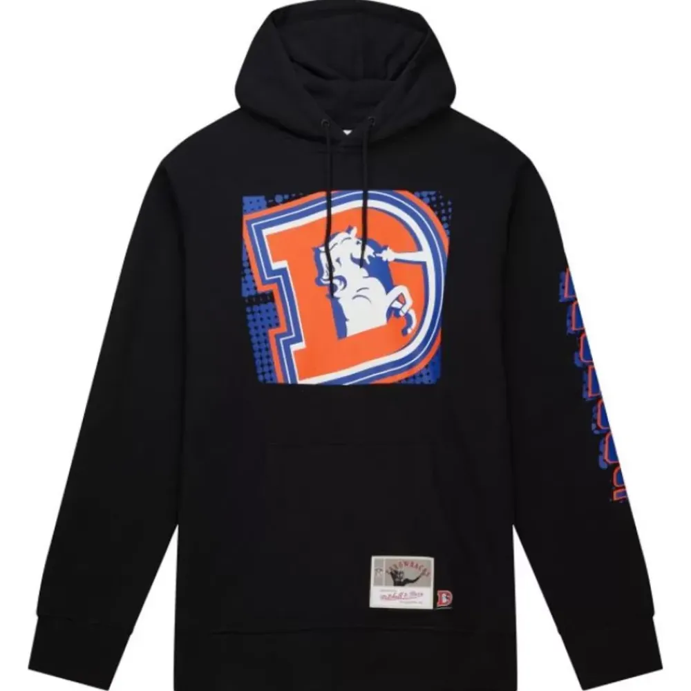 Apparel Mitchell & Ness Hoodies & Sweatshirts-Big Face 7.0 Hoodie Denver Broncos