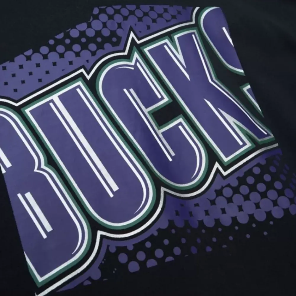 Apparel Mitchell & Ness Hoodies & Sweatshirts-Big Face 7.0 Hoodie Milwaukee Bucks