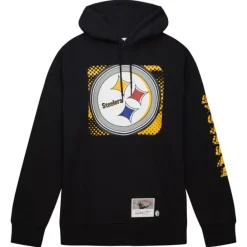 Apparel Mitchell & Ness Hoodies & Sweatshirts-Big Face 7.0 Hoodie Pittsburgh Steelers