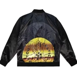 Apparel Mitchell & Ness Jackets & Outerwear-Big Face 4.0 Satin Jacket Boston Celtics