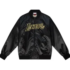 Apparel Mitchell & Ness Jackets & Outerwear-Big Face 4.0 Satin Jacket Los Angeles Lakers