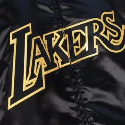 Apparel Mitchell & Ness Jackets & Outerwear-Big Face 4.0 Satin Jacket Los Angeles Lakers