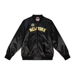 Apparel Mitchell & Ness Jackets & Outerwear-Big Face 4.0 Satin Jacket New York Knicks